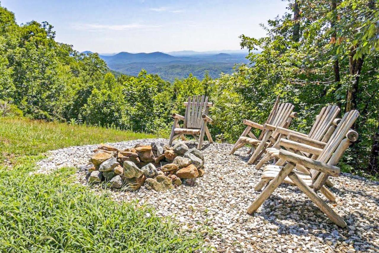 Hawk'S View Log Cabin Lake Lure Exterior photo