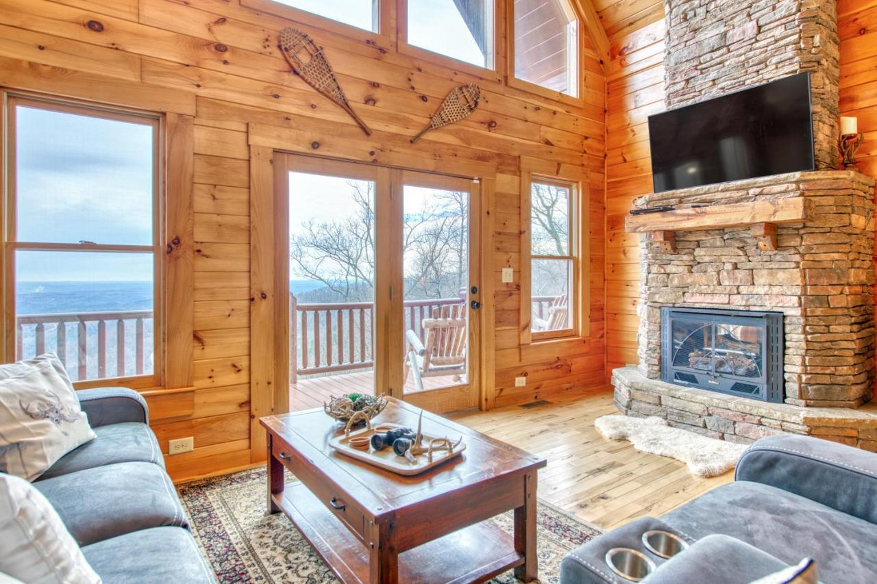 Hawk'S View Log Cabin Lake Lure Exterior photo