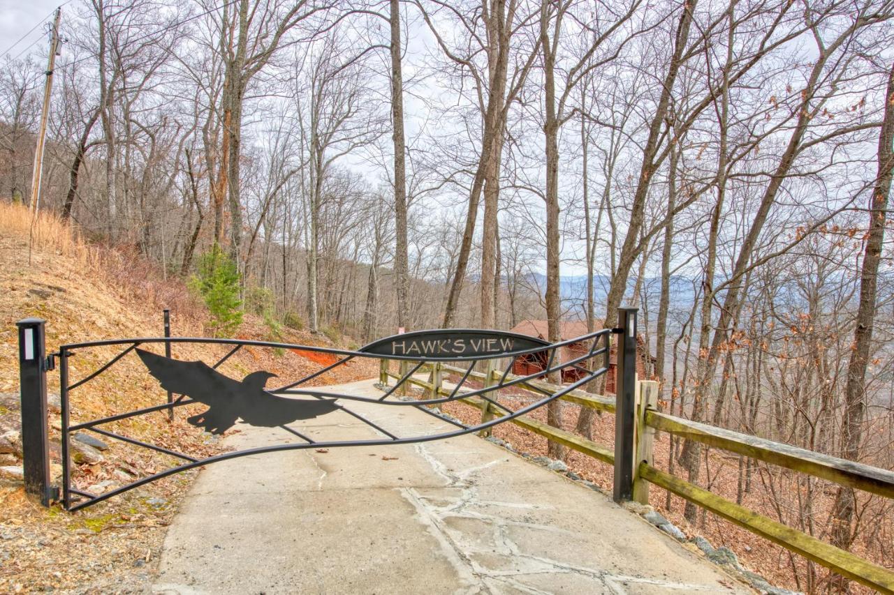 Hawk'S View Log Cabin Lake Lure Exterior photo