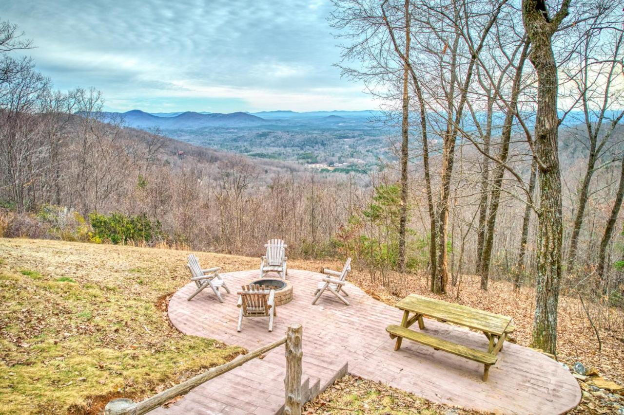 Hawk'S View Log Cabin Lake Lure Exterior photo