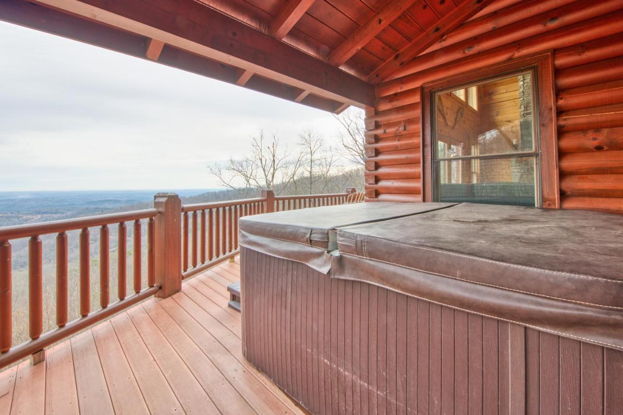 Hawk'S View Log Cabin Lake Lure Exterior photo