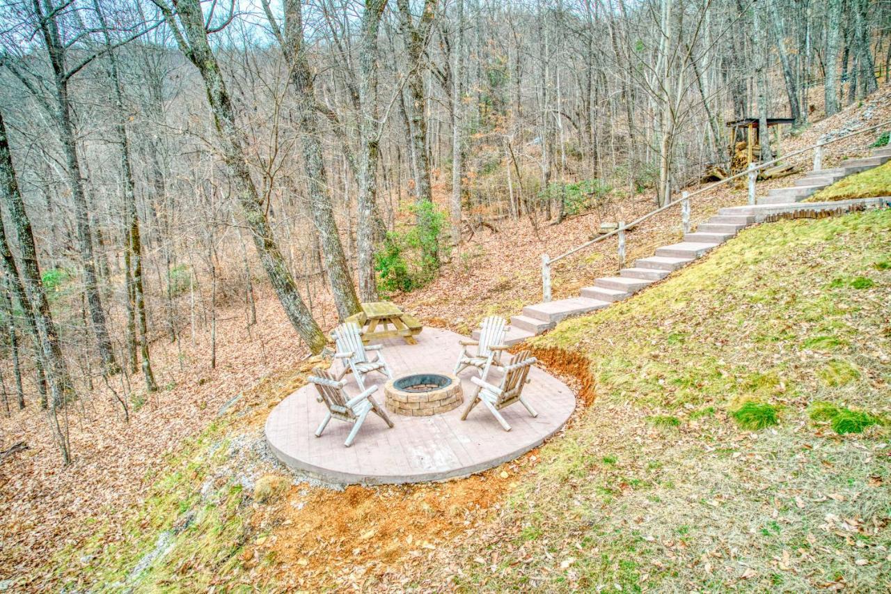 Hawk'S View Log Cabin Lake Lure Exterior photo
