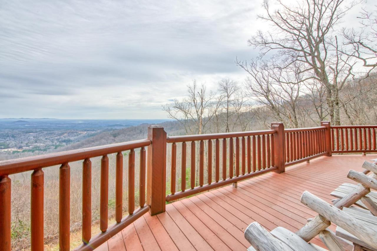 Hawk'S View Log Cabin Lake Lure Exterior photo